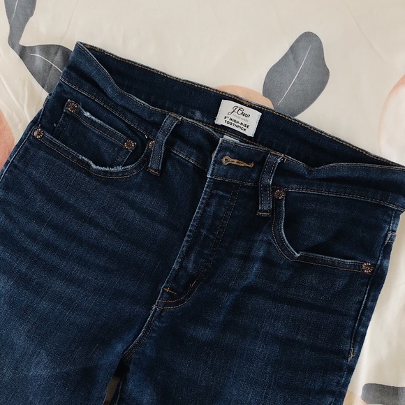 JCREW 9” high rise toothpick jeans - Picture 2 of 4